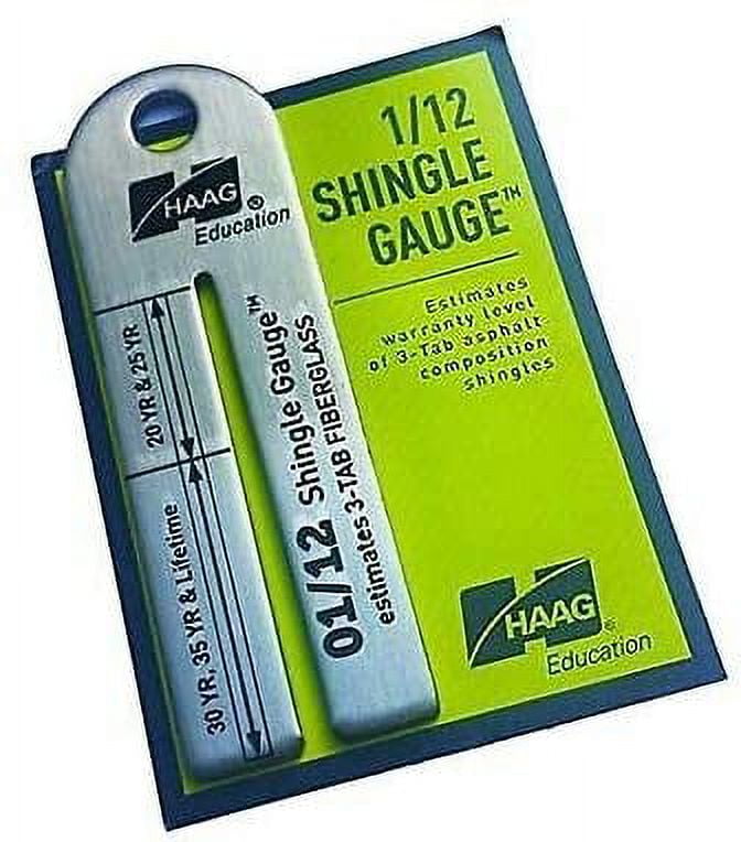 Haag Shingle Gauge, Shingle Gauge Tool, 1/12 Shingle Gauge, Haag 12/1