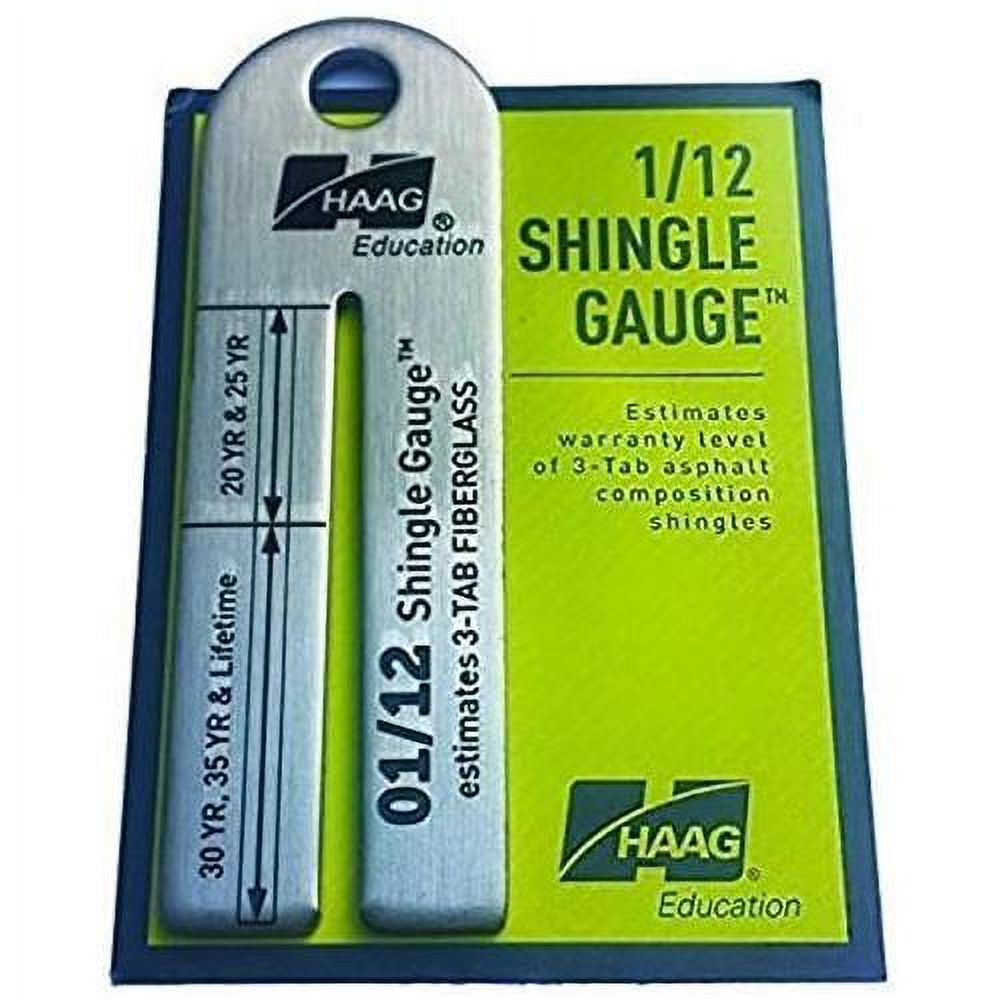 Haag Shingle Gauge, Shingle Gauge Tool, 1/12 Shingle Gauge, Haag 12/1