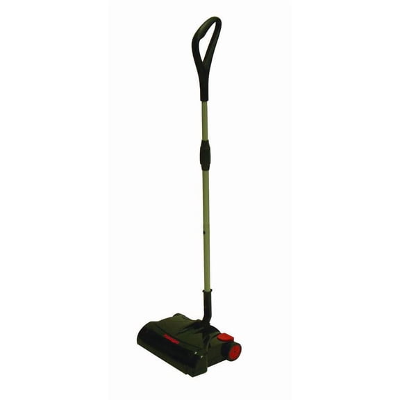 Haaga 9700SW Battery Operated Swivel Sweeper Broom with Adjustable Handle