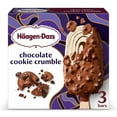 thumbnail image 1 of Haagen Dazs Chocolate Cookie Crumble Ice Cream Bars, 3 Count, 1 of 12