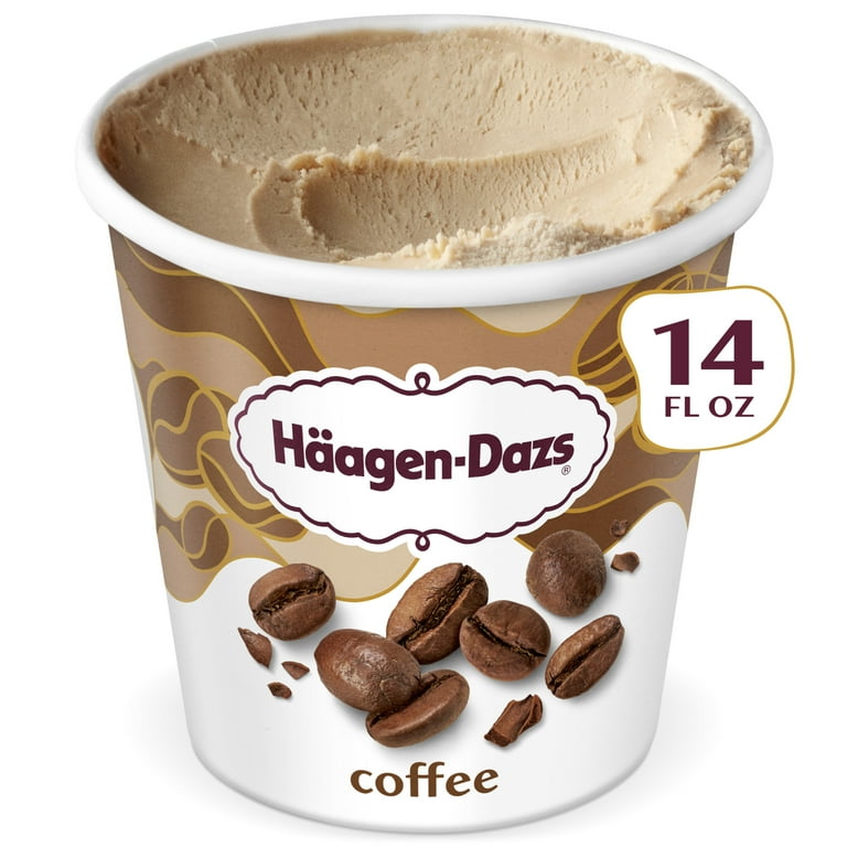 Haagen Dazs Coffee Ice Cream, Gluten Free, Kosher, 14 oz