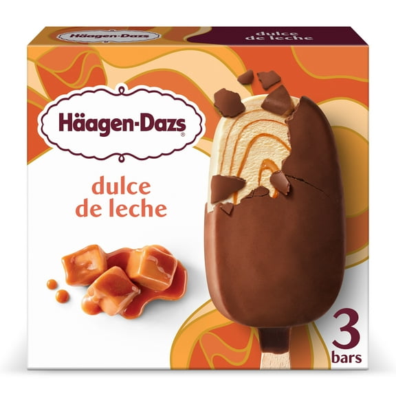 Haagen Dazs Dulce de Leche Ice Cream Bars, 3 Count