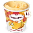thumbnail image 1 of Haagen Dazs Mango Ice Cream, Gluten Free, Kosher, 14 oz, 1 of 9