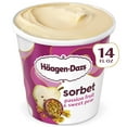 thumbnail image 1 of Haagen-Dazs Passion Fruit and Sweet Pear Sorbet, 14 fl oz, 1 of 11