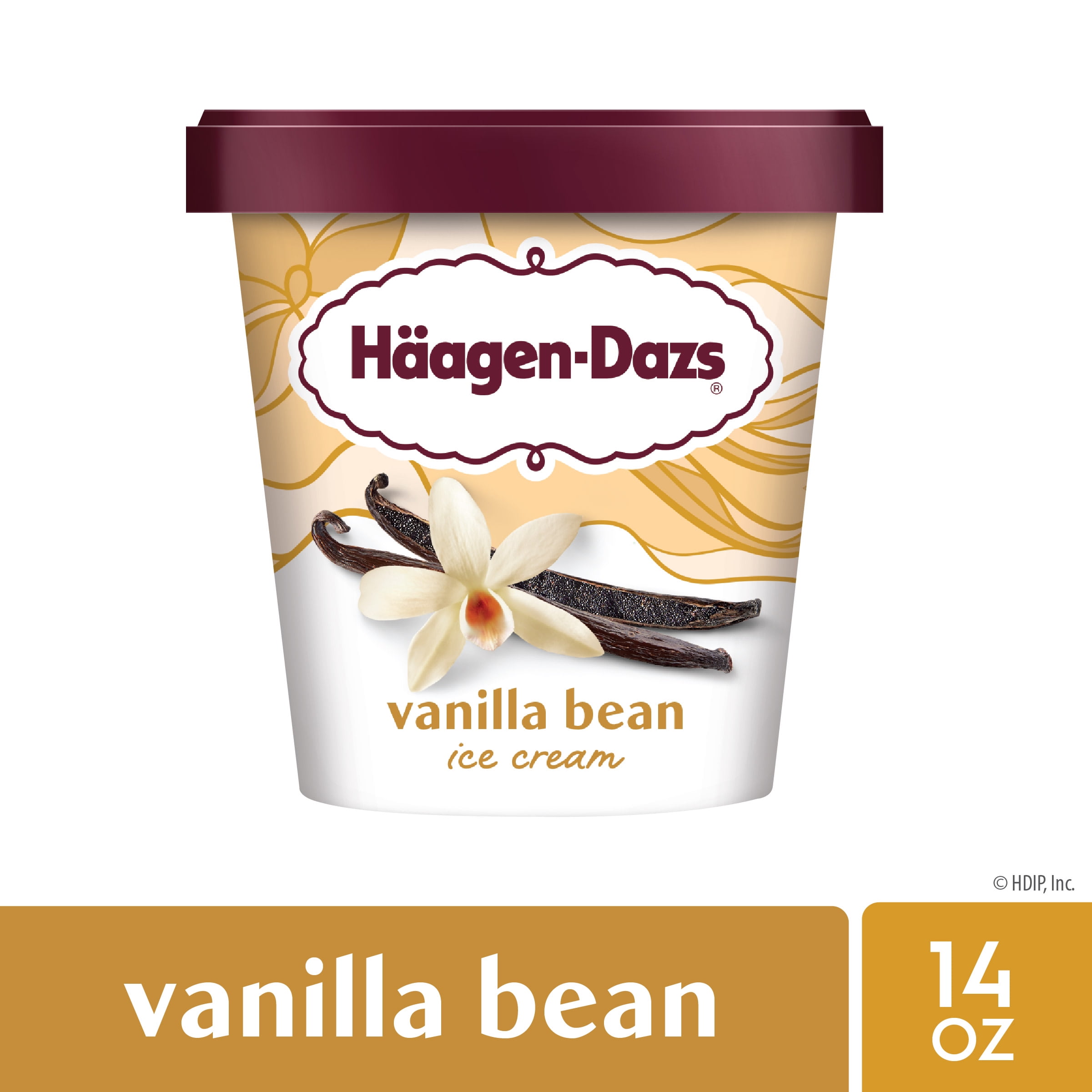 Haagen Dazs Vanilla Bean Ice Cream, 14oz