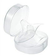 Haakaa Nippleshield Silicone Nipple Shields for Breastfeeding with Carry Case Ultra-Thin Super-Soft 15mm, 2pk