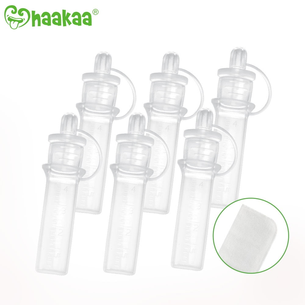 Haakaa Silicone Colostrum Collector Set Pre Sterilised - 6pk