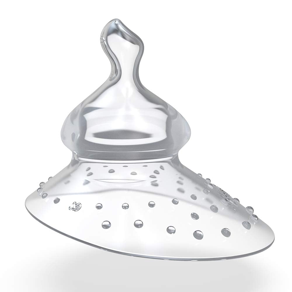Haakaa Silicone Breastfeeding Nipple Shield with Orthodontic Nipple, 1 PK