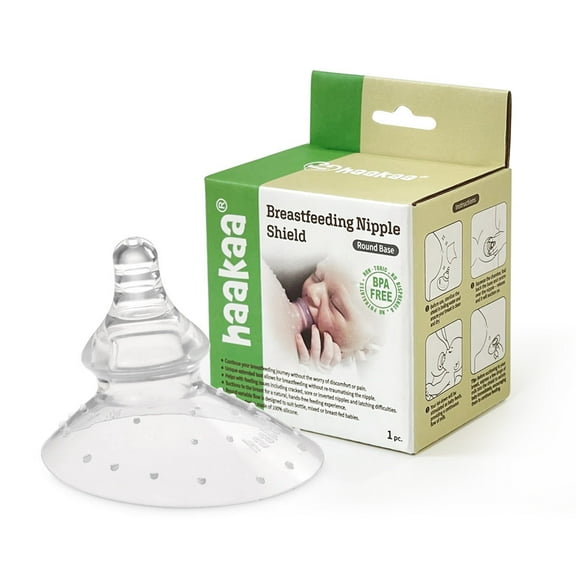 Haakaa Silicone Round Breastfeeding Nipple Shield 1 PK