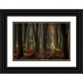 thumbnail image 1 of Haaksma, Piet 14x11 Black Ornate Wood Framed with Double Matting Museum Art Print Titled - Early Horse Ride, 1 of 4