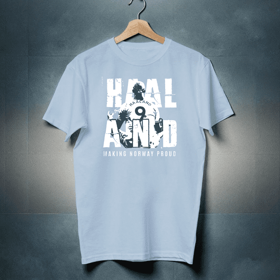 Haaland #9 Making Norway Proud Soccer Star Player Unisex T-Shirt