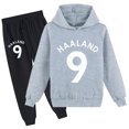 thumbnail image 1 of Haaland Kids Pullover Hoodie and Sweatpants Long Sleeve Tops Hooded Sweatshirt Outfit Sets for Boys Girls, 1 of 3