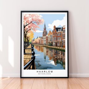 HaarlemNetherlands Unprint Decorative Wall Art Poster , Poster Print Only