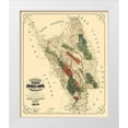 thumbnail image 1 of Haas 20x23 White Modern Wood Framed Museum Art Print Titled - Napa California Landowner - Haas 1876, 1 of 4