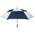 thumbnail image 1 of Haas-Jordan Golf 62" Guardian 2.0 Umbrella Navy/White, 1 of 2