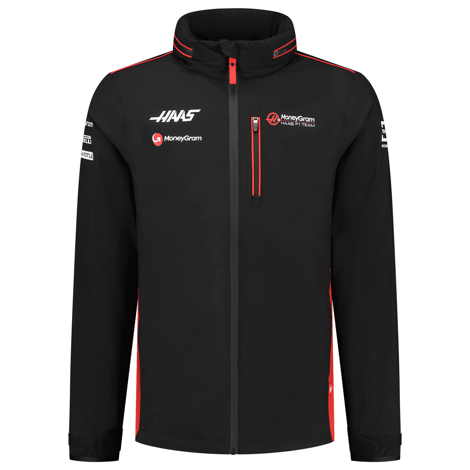 Haas Racing F1 2023 Men's Team Lightweight Rain Jacket - Black ...