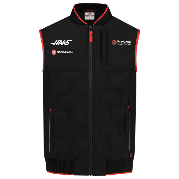 Haas Racing F1 Men's Team Lightweight Vest - Black