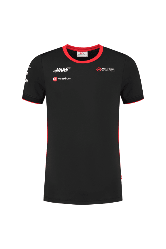 Haas Racing F1 Team Fitted T-Shirt - Black