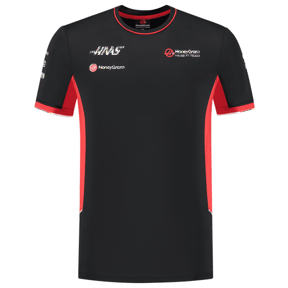 Haas Racing F1 Team Fitted T-Shirt - Black