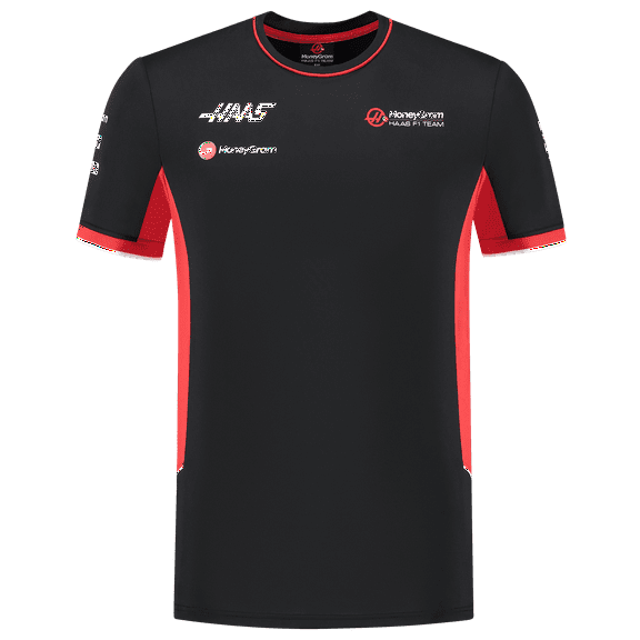 Haas Racing F1 Team Fitted T-Shirt - Black