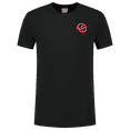 thumbnail image 1 of Haas Racing F1 Small Logo T-Shirt - Black/White, 1 of 12