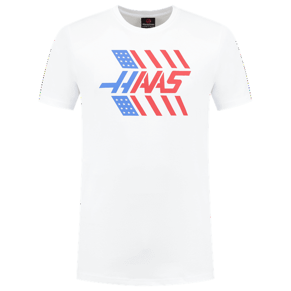 Haas Racing F1 Stars and Stripes T-Shirt - White