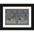 thumbnail image 1 of Haase, Andrea 14x11 Black Ornate Wood Framed with Double Matting Museum Art Print Titled - Cheetah Jungle Palace, 1 of 4