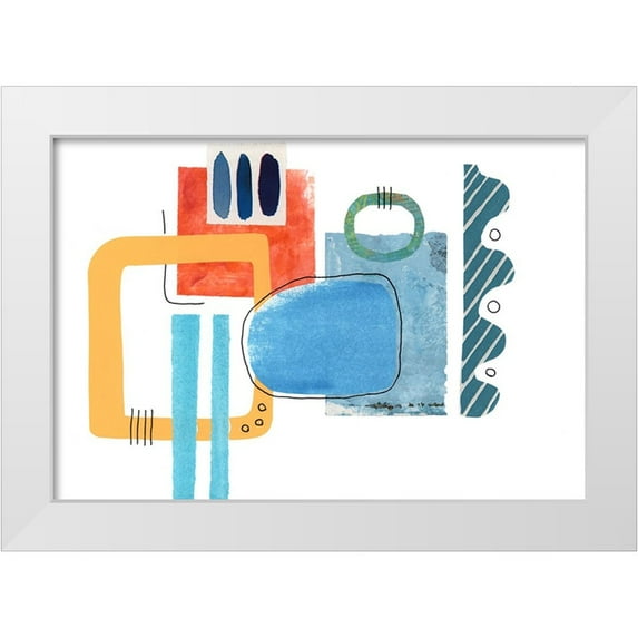 Haase, Andrea 14x11 White Modern Wood Framed Museum Art Print Titled - Fancy Cut V