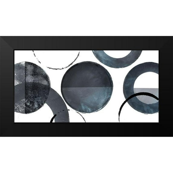 Haase, Andrea 14x9 Black Modern Framed Museum Art Print Titled - Circular Bonds
