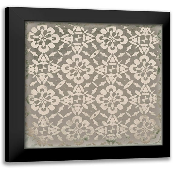 Haase, Andrea 15x15 Black Modern Framed Museum Art Print Titled - Beige Kitchen Tiles I