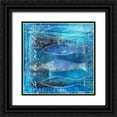 thumbnail image 1 of Haase, Andrea 15x15 Black Ornate Wood Framed with Double Matting Museum Art Print Titled - Down by the Sea I, 1 of 4