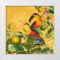 thumbnail image 1 of Haase, Andrea 15x15 White Modern Wood Framed Museum Art Print Titled - Exotic Birds Jungle, 1 of 4