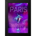 thumbnail image 1 of Haase, Andrea 17x24 Black Modern Framed Museum Art Print Titled - Paris Party Night, 1 of 4