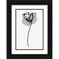 thumbnail image 1 of Haase, Andrea 17x24 Black Ornate Wood Framed with Double Matting Museum Art Print Titled - Minimal Tulip, 1 of 4