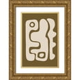 thumbnail image 1 of Haase, Andrea 17x24 Gold Ornate Wood Framed with Double Matting Museum Art Print Titled - Seventies Groove III, 1 of 4