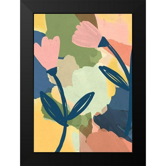 Haase, Andrea 18x24 Black Modern Framed Museum Art Print Titled - Retro Spring