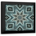 thumbnail image 1 of Haase, Andrea 20x20 Black Modern Framed Museum Art Print Titled - Gold Teal Tile III, 1 of 5