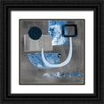 thumbnail image 1 of Haase, Andrea 20x20 Black Ornate Wood Framed with Double Matting Museum Art Print Titled - Playful Cut III, 1 of 4