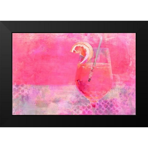 Haase, Andrea 24x17 Black Modern Framed Museum Art Print Titled - Cheers