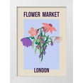 thumbnail image 1 of Haase, Andrea 24x32 White Modern Wood Framed Museum Art Print Titled - Flower Market London, 1 of 4