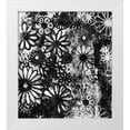 thumbnail image 1 of Haase, Andrea 26x29 White Modern Wood Framed Museum Art Print Titled - Dark Flower Impression, 1 of 4