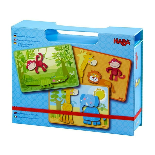Haba Safari animals Game Box with 34 Pieces