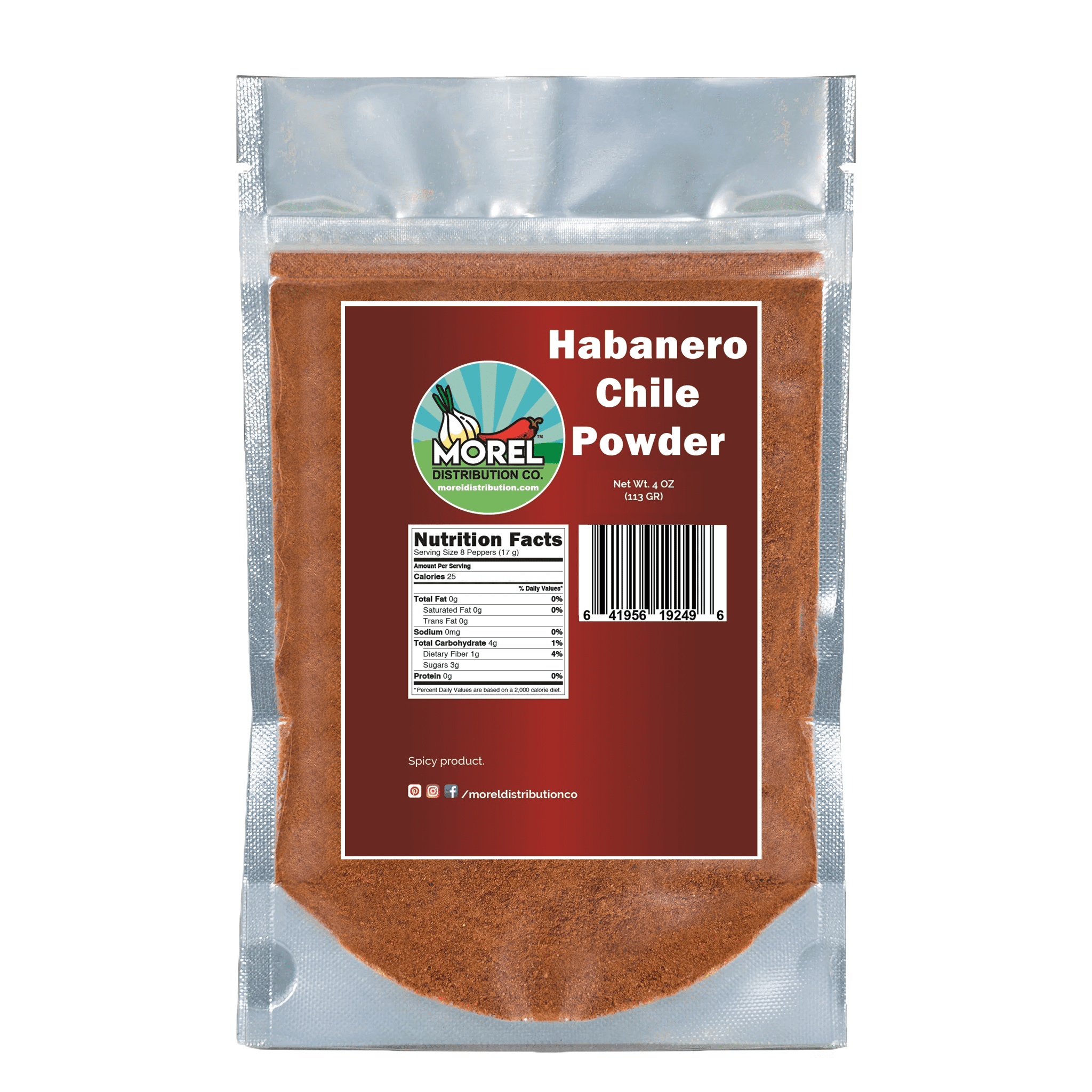 Habanero Chile Powder - Ground Habanero Pepper 4 oz - Walmart.com