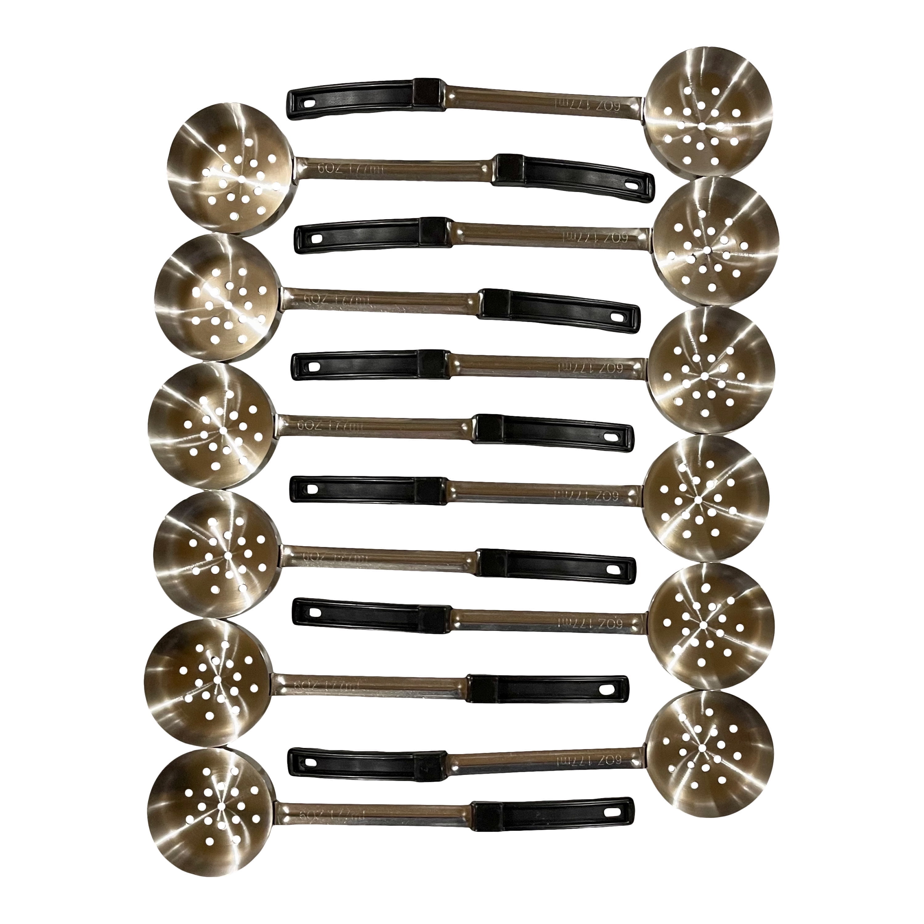 Habanerofire 6 oz Portion Control Slotted Spoodle Serving Spoons Metal ...