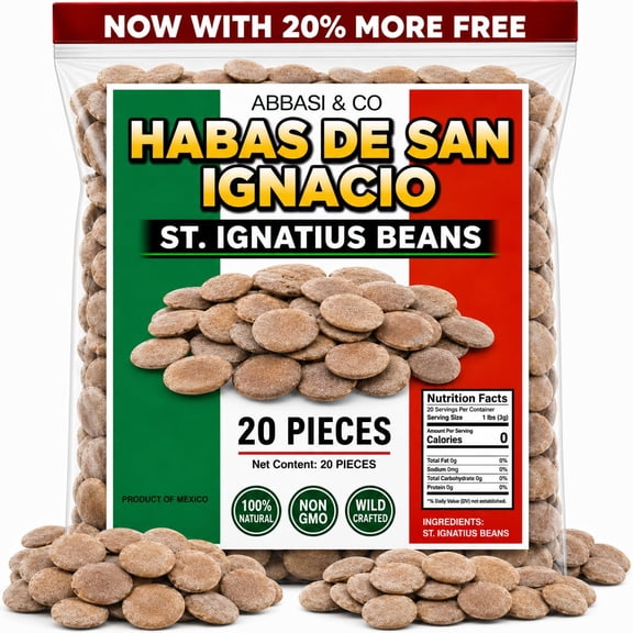Habas De San Ignacio Beans, San Ignacio Beans, St. Ignacio Beans, Whole Dried Beans, Imported from Mexico, 20 Count