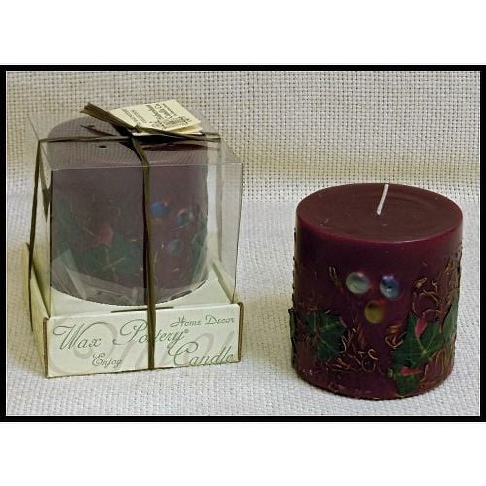 Habersham Candle Company Luminary "Old Vine" RED Melt Away Candle