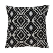 Habib Transitional Black Throw Pillow