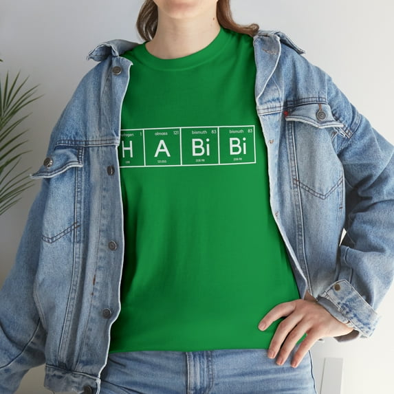 Habibi Arabic Lebanese Word Periodic Table T-Shirt