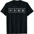 thumbnail image 1 of Habibi Funny Arabic Lebanese Word Periodic Table T-Shirt, 1 of 3