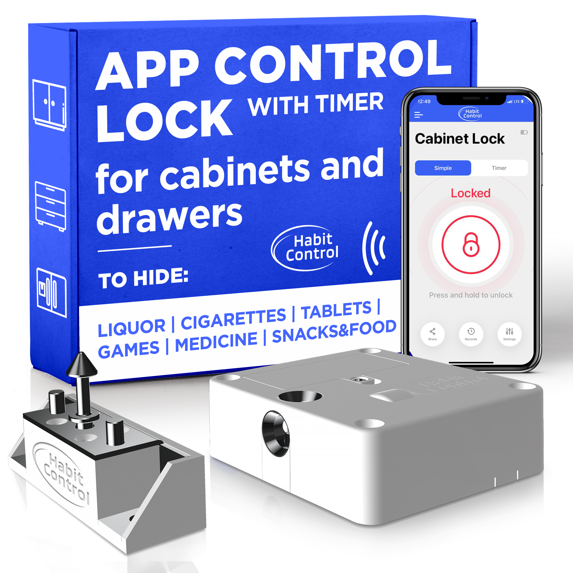 Habit Control Time Lock with App Bluetooth Liquor Lock Timer